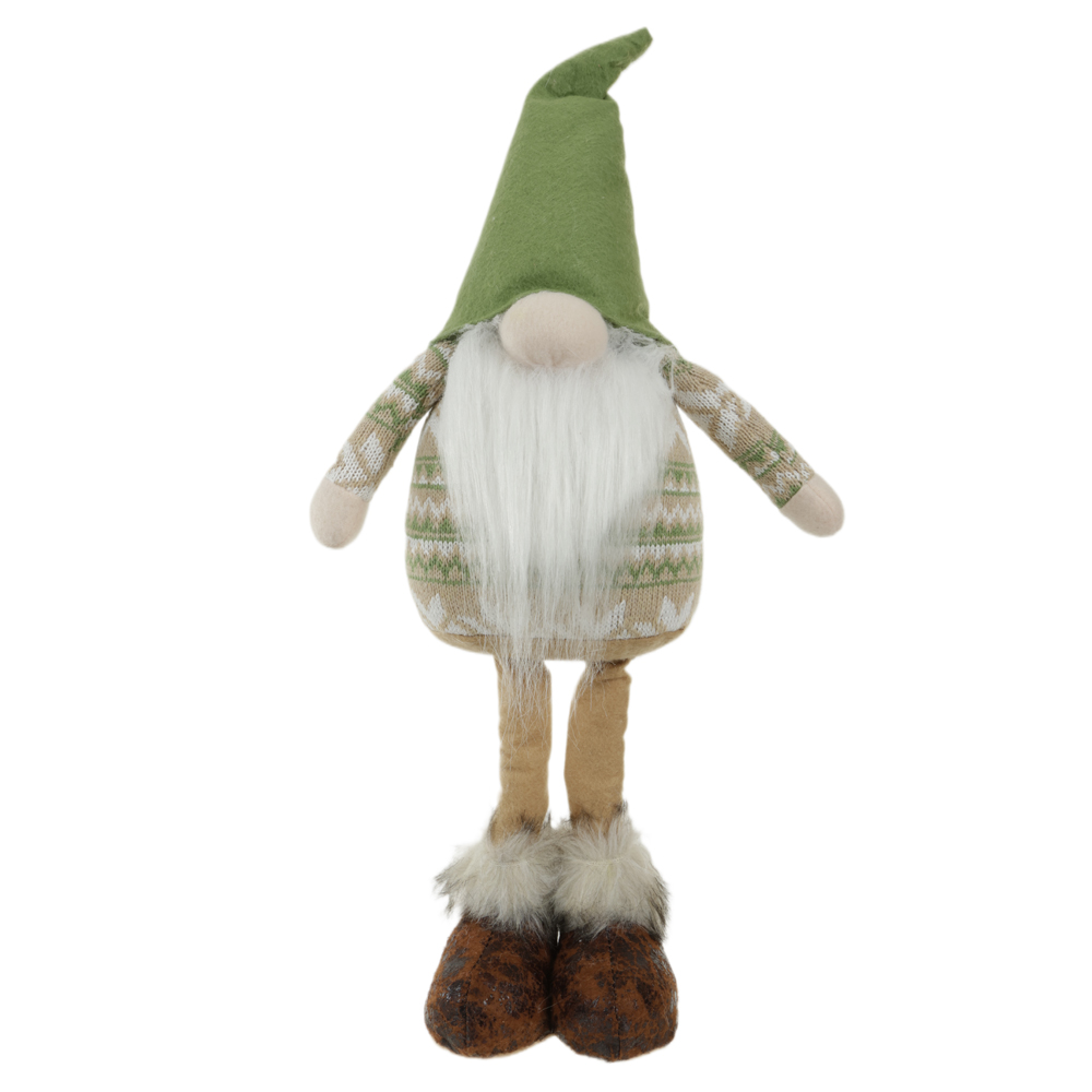 BONECO  NATAL GNOMO (VERDE BEGE) 50cm