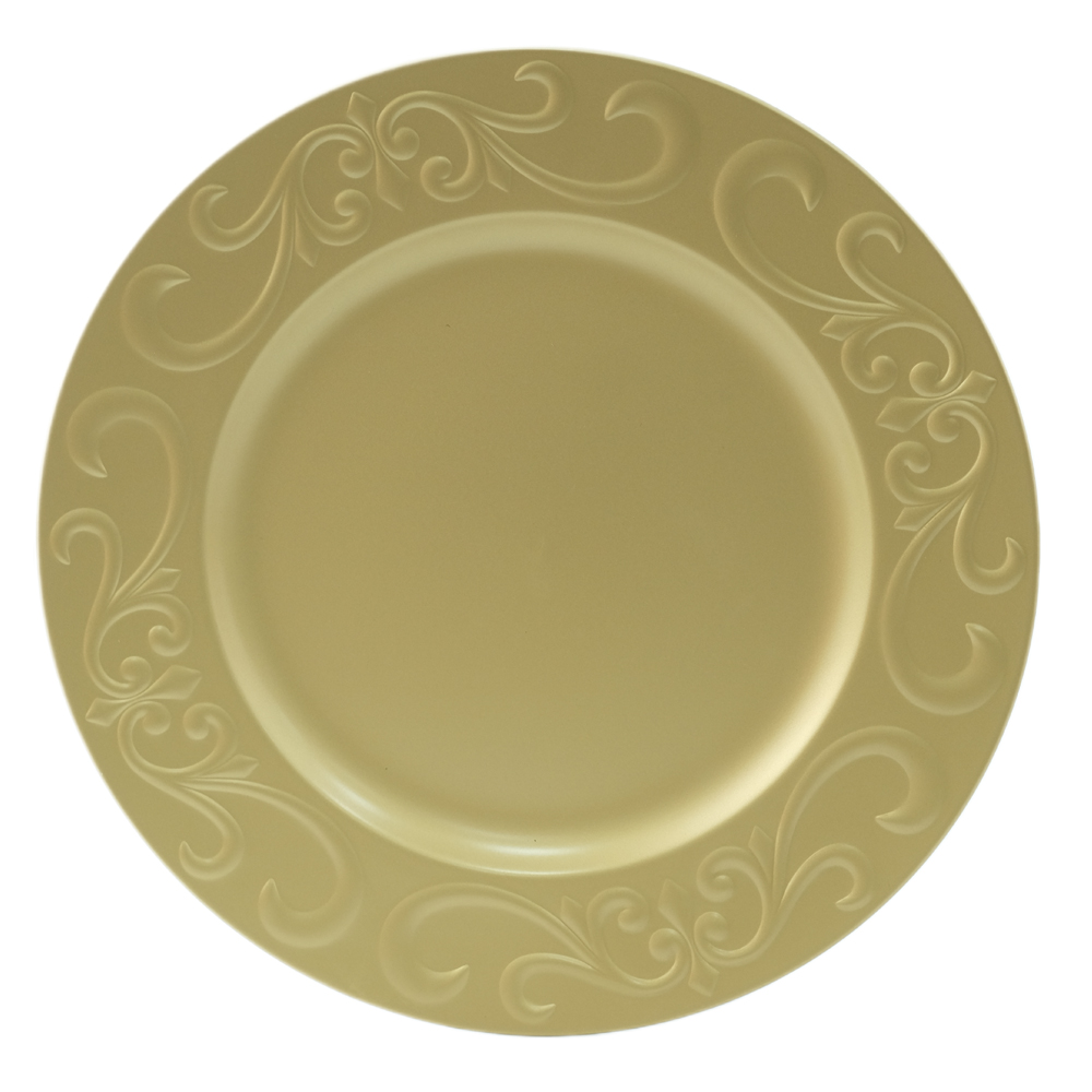 SOUSPLAT DE PLASTICO. (DOURADO) 33D