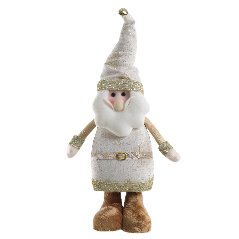 BONECO NATAL PAPAI NOEL (DOURADO) 48cm