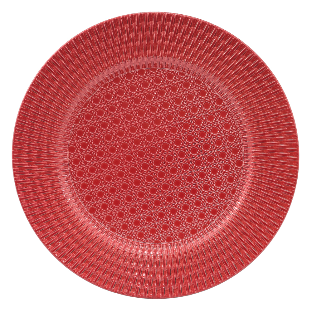 SOUSPLAT DE PLASTICO. (VERMELHO) 33D