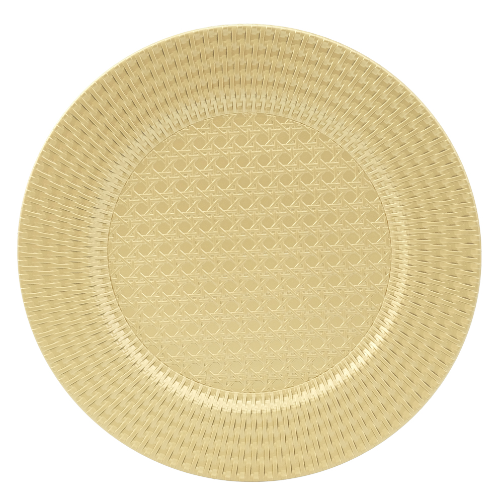 SOUSPLAT DE PLASTICO. (DOURADO) 33D