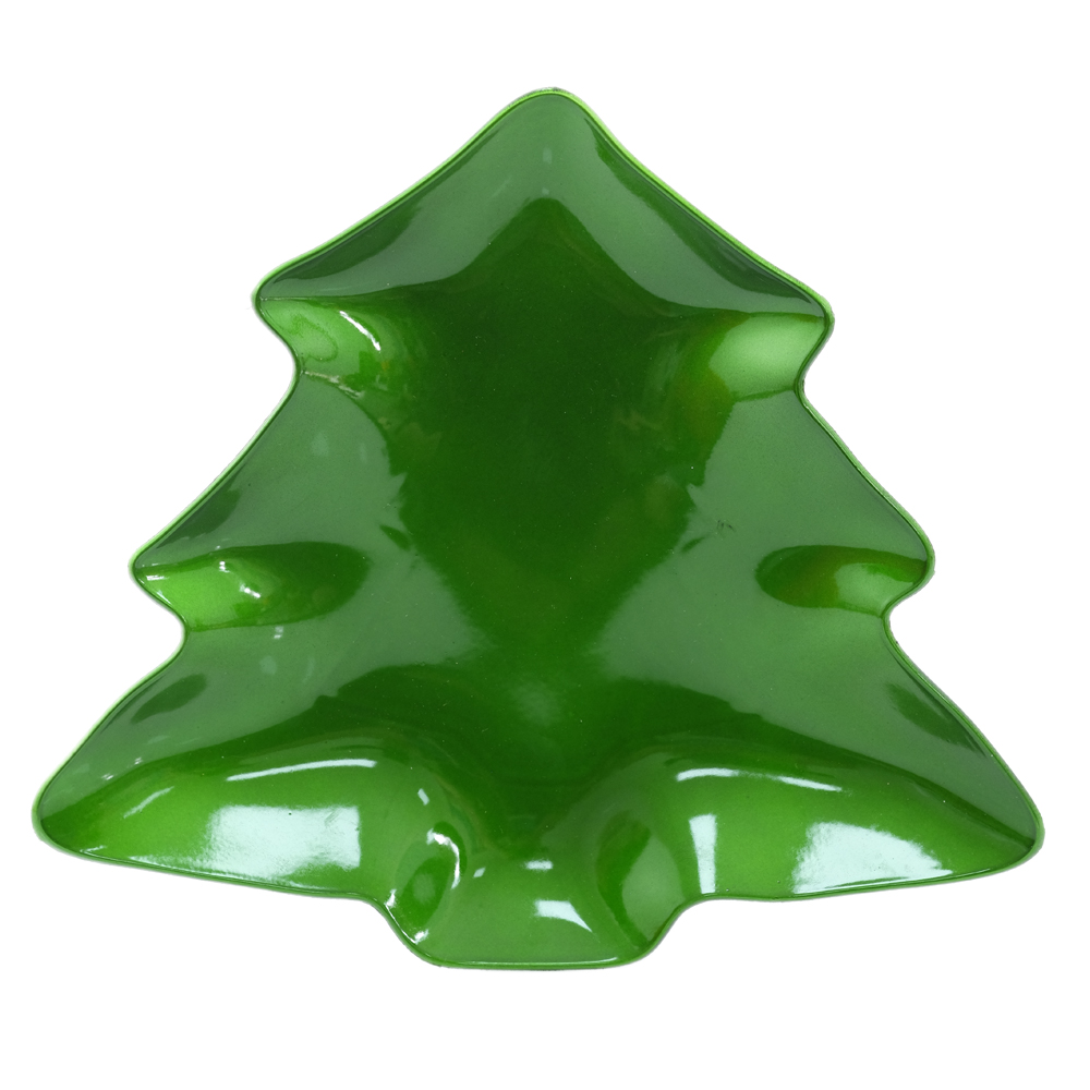 BANDEJA PLASTICO ARVORE (VERDE) 26X23cm