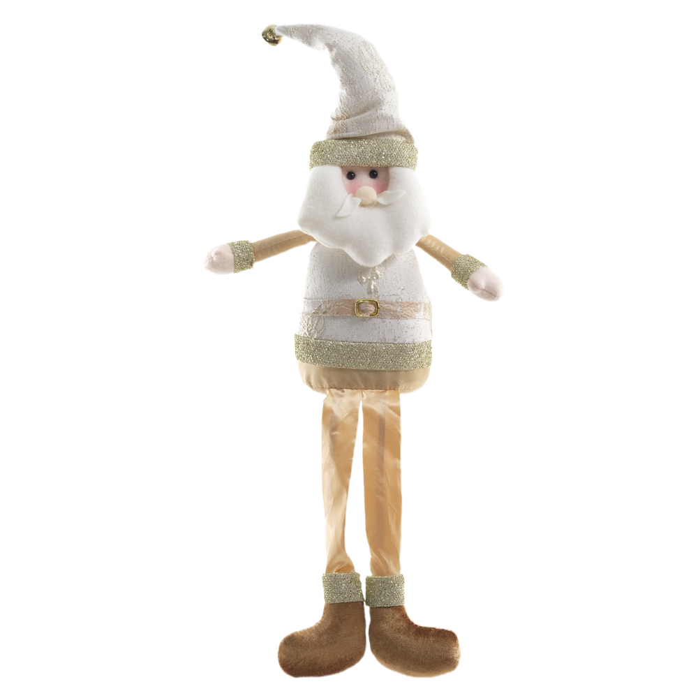 BONECO NATAL PAPAI NOEL (DOURADO) 53cm