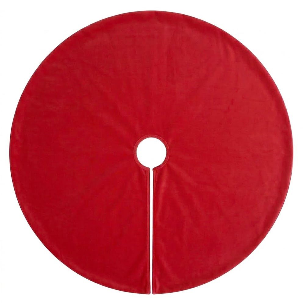 SAIA ARVORE VELUDO NATAL (VERMELHO) 80cm