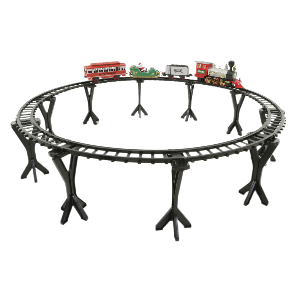 TREM  DECOR NATALINO MUSICAL C/FUMACA BASE SUSPENSA (COLORIDO) 276d