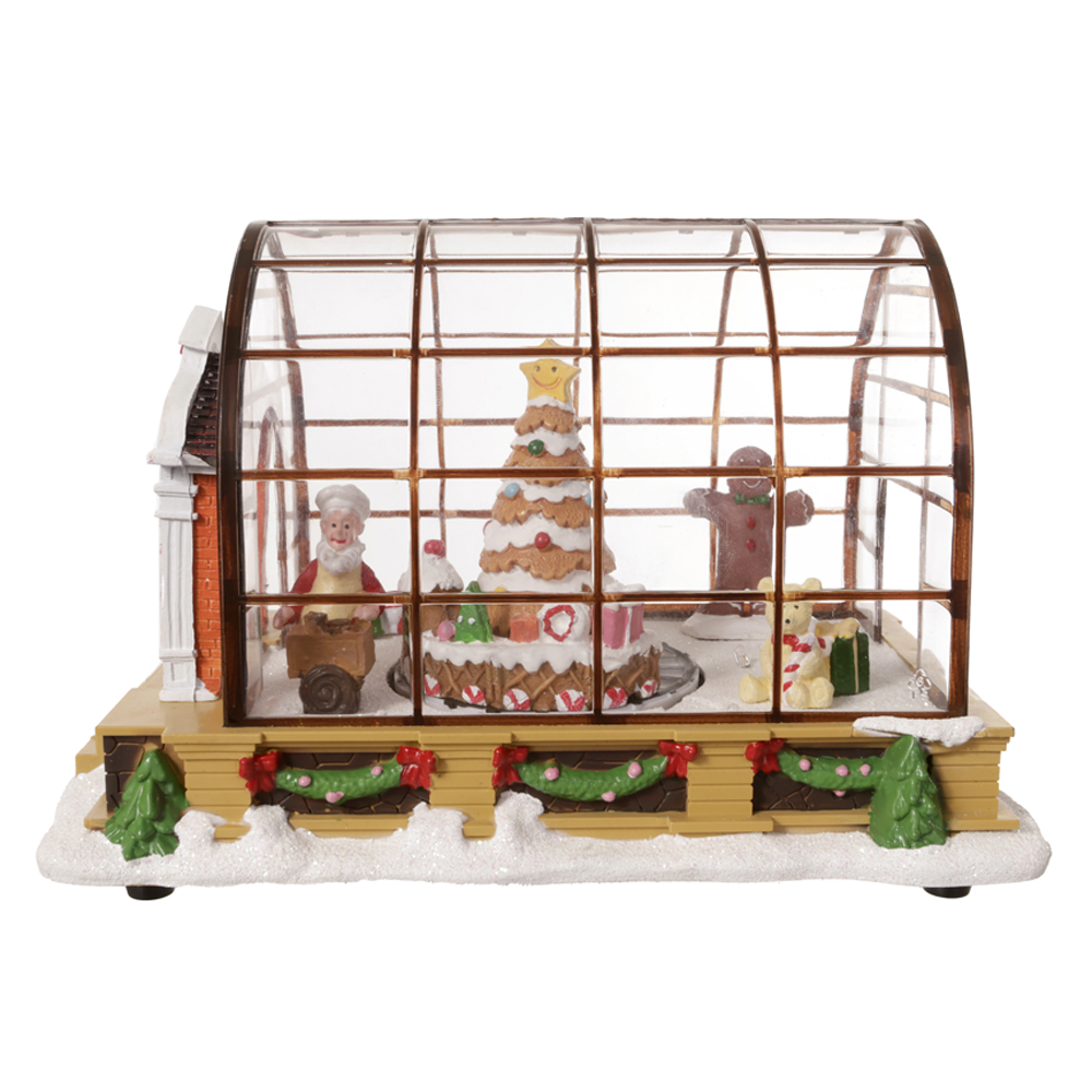 VILA DOCEIRA  NOEL C/MOVIMENTO (COLORIDO) 15X23X14CM