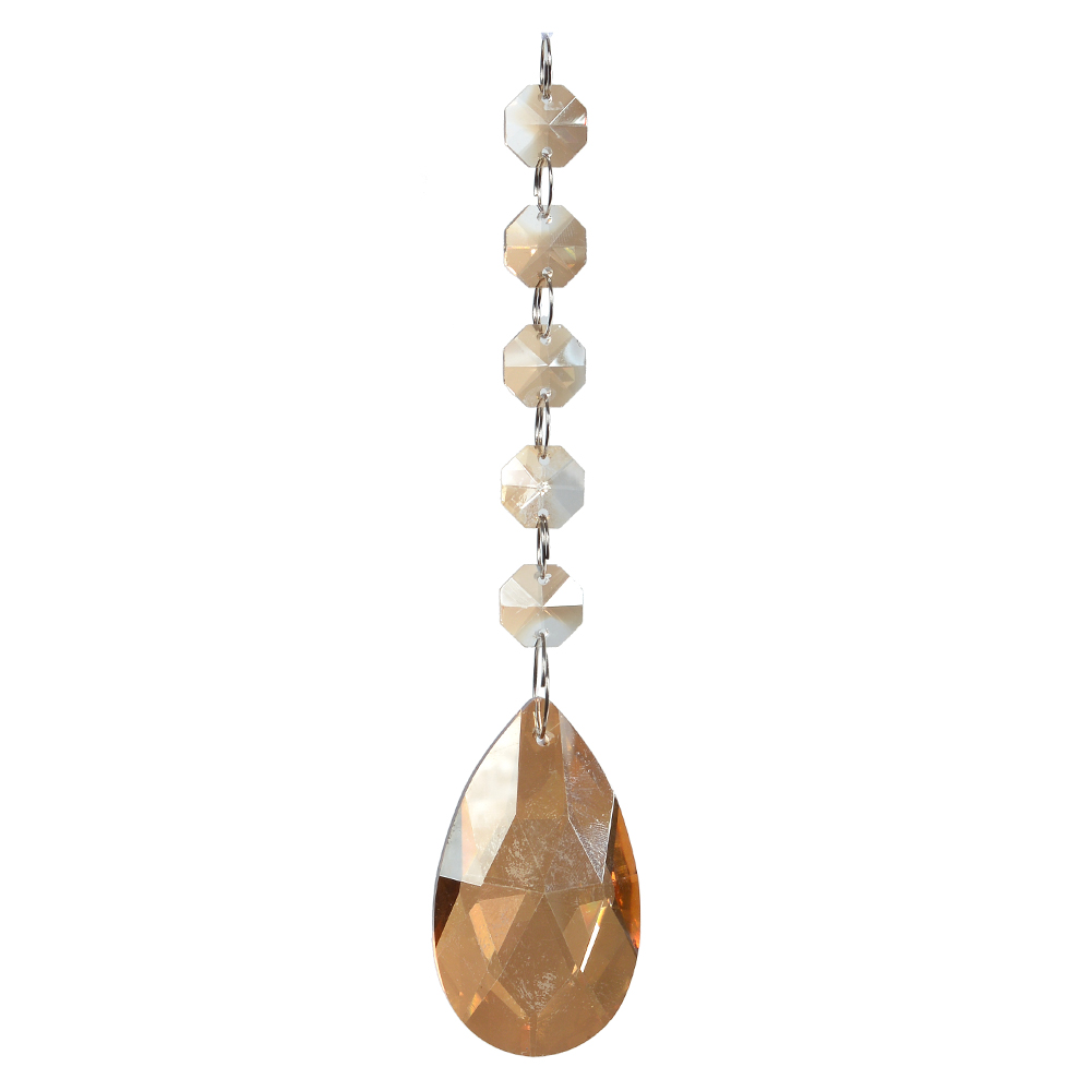 ENFEITE NATAL PINGENTE (BEGE) 16cm