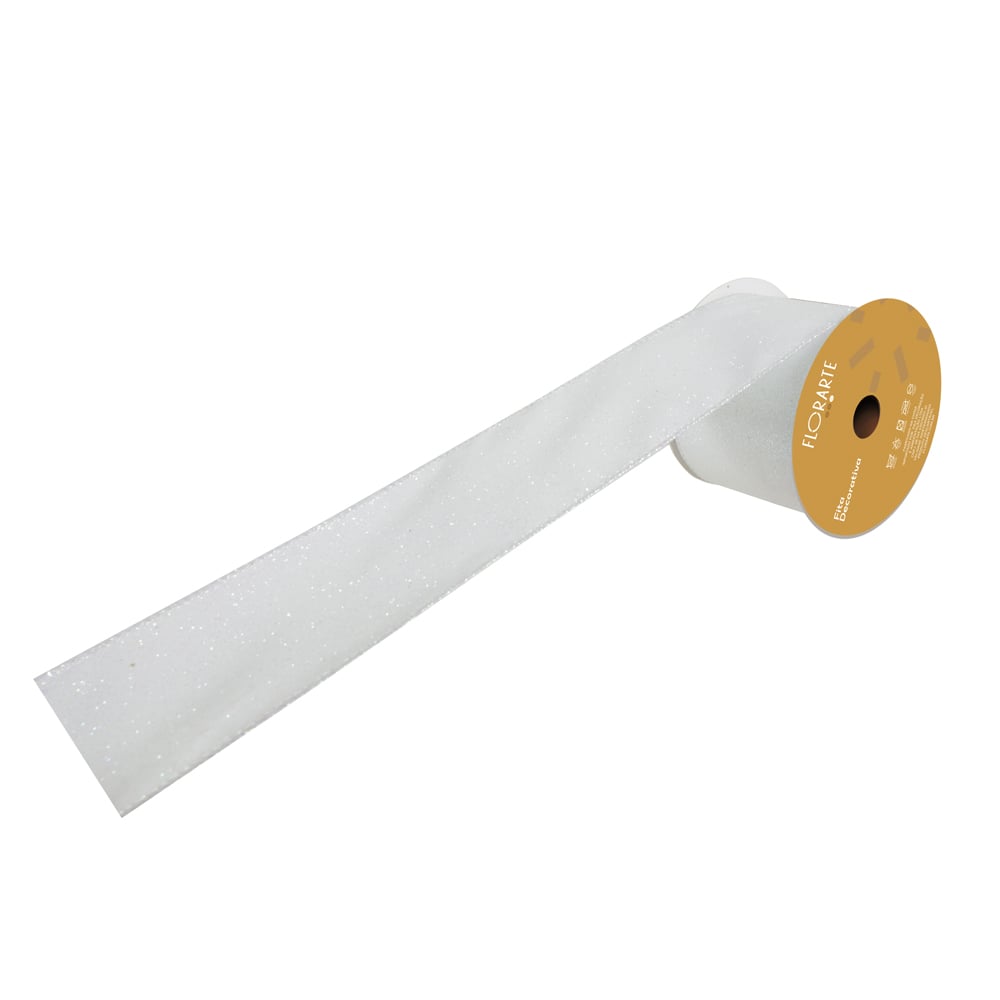 FITA ARAMADA GLITTER C/COSTURA (IRIDESCENTE) 6,3cmX9,14m