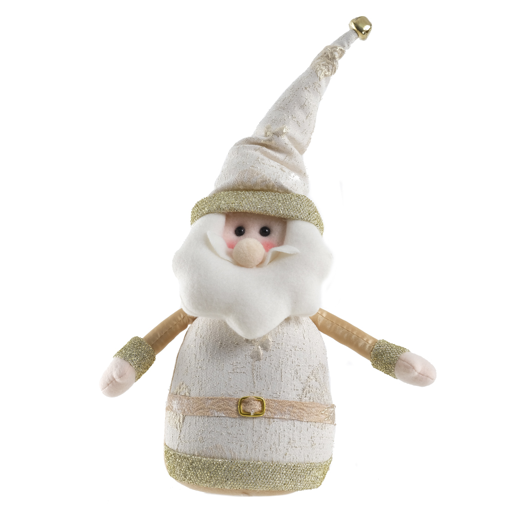 BONECO NATAL PAPAI NOEL (DOURADO) 40cm