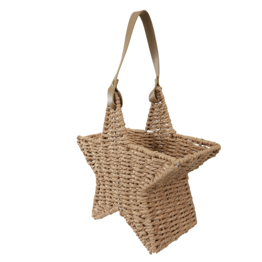 ESTRELA  DECORATIVA 25,5X11X25cm (BEGE)
