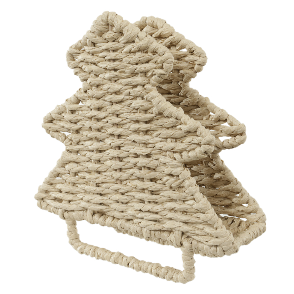 ESTRELA  DECORATIVA 16,5X5X16,5cm (BEGE)