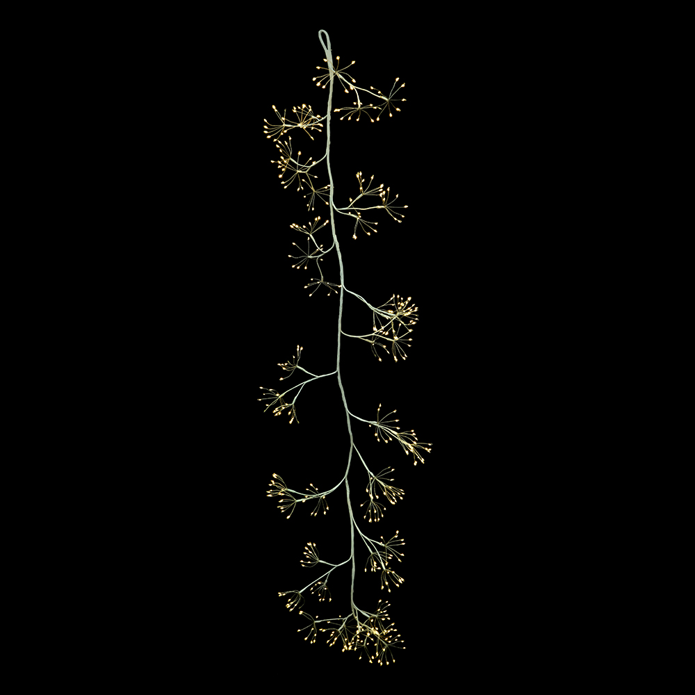 GALHO FIO DE FADA 480 LEDS USO EXTERNO BIVOLT C/STROBO (BRANCO QUENTE) 1,8m