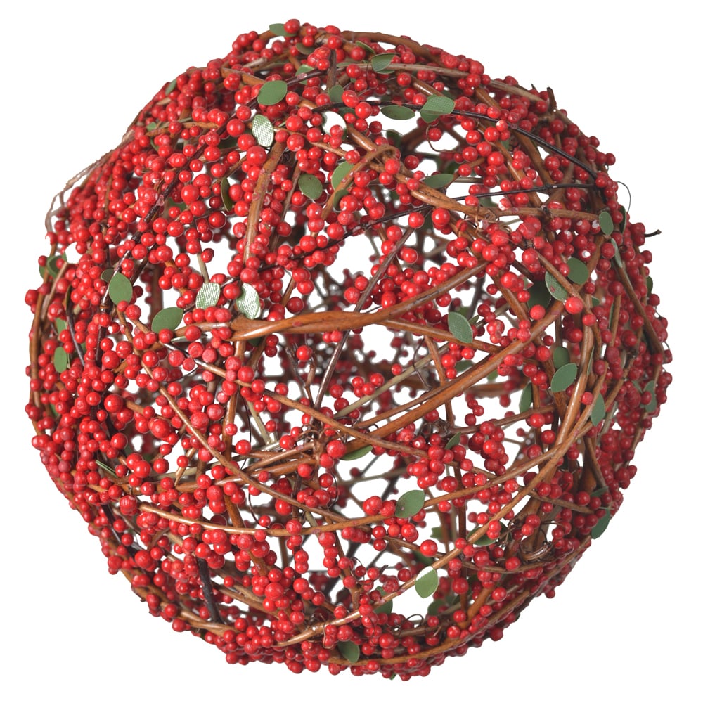 BOLAS DECORADAS BOLA DECORATIVA (VERMELHO) 15D