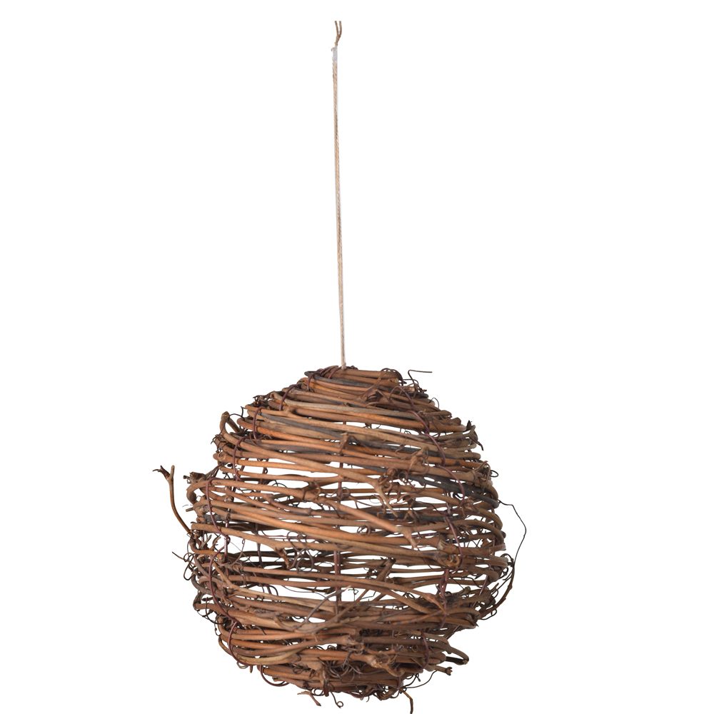 NATAL BOLA DECORATIVA (MARROM) 12cm