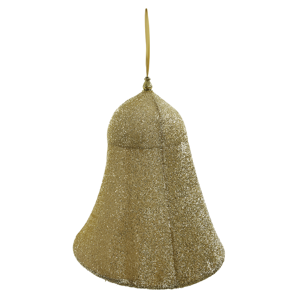 NATAL  SINO TECIDO GLITTER 37X40cm (DOURADO)