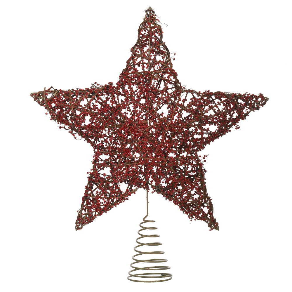 NATAL ESTRELA DECORATIVA (VERMELHO) 40cm