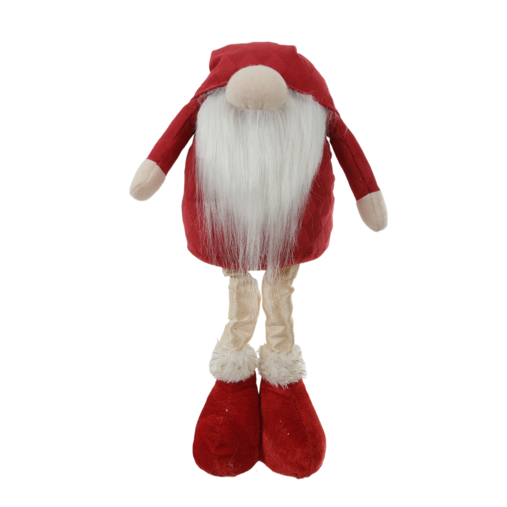 BONECO  NATAL GNOMO (VERMELHO DOURADO) 50cm