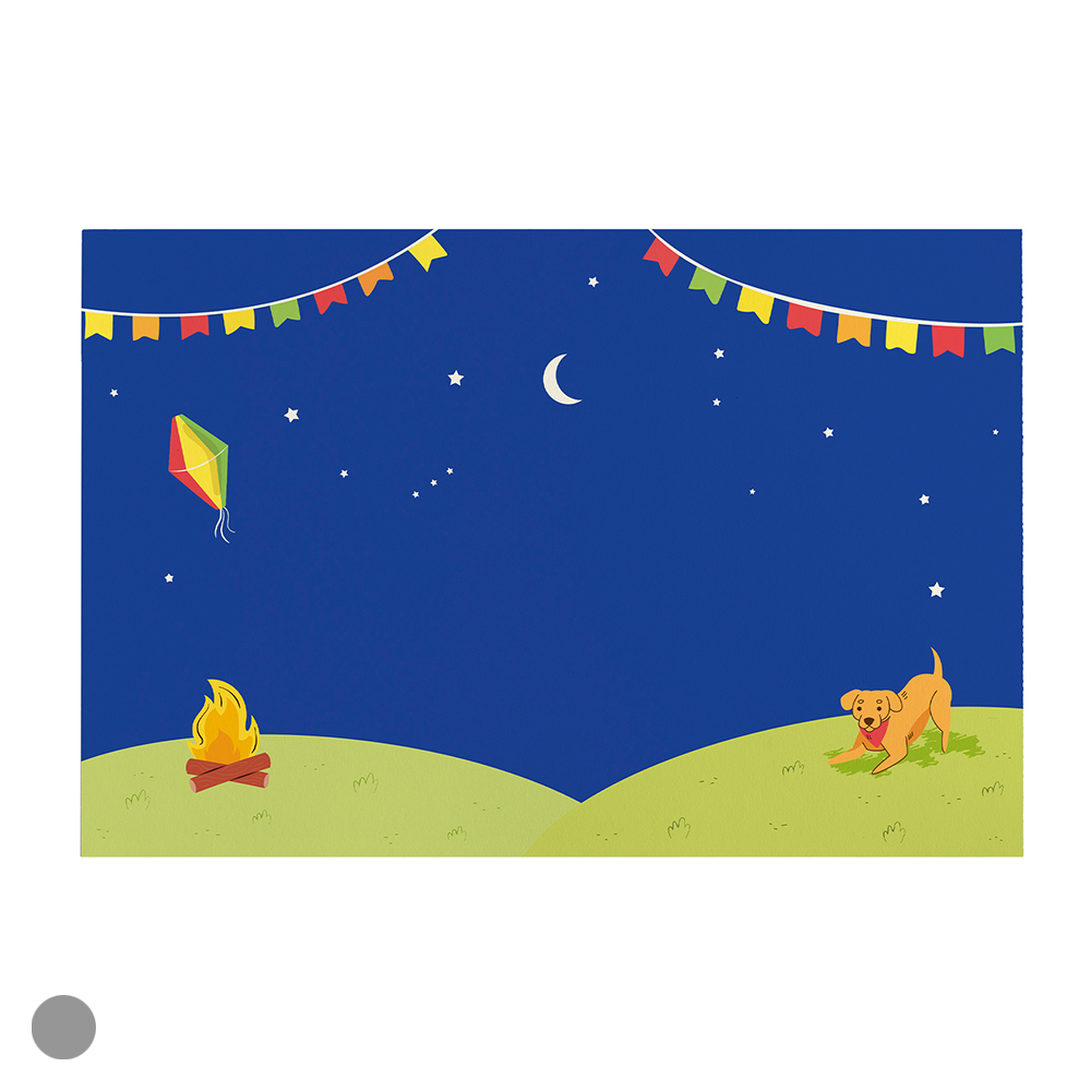 LUGAR AMERICANO PAPEL C/6 (AZUL) 45X30cm