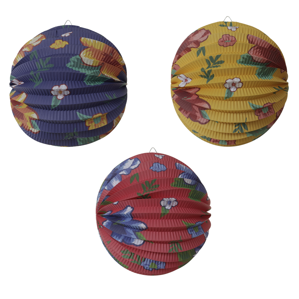 BALAO JUNINO LANTERNA PAPEL (COLORIDO) 25cm