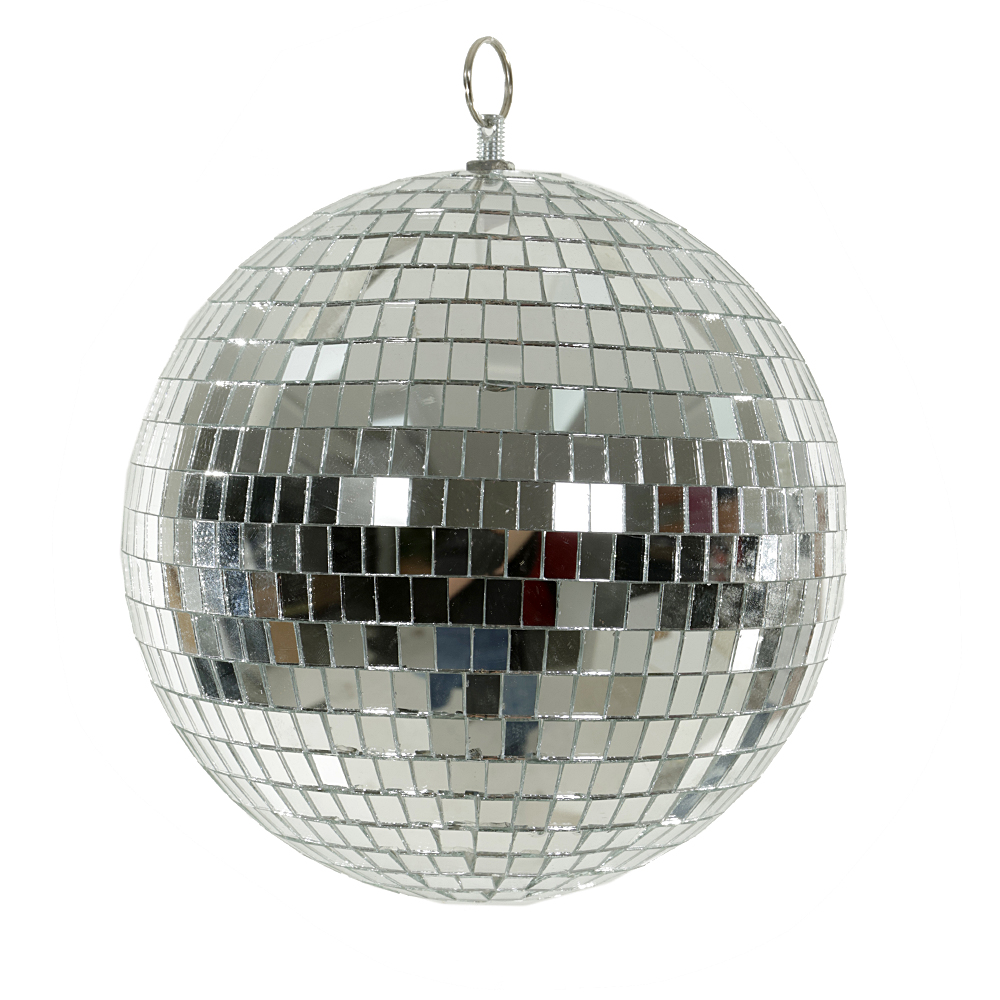 BOLA DECORADA NATAL (PRATA) 20cm