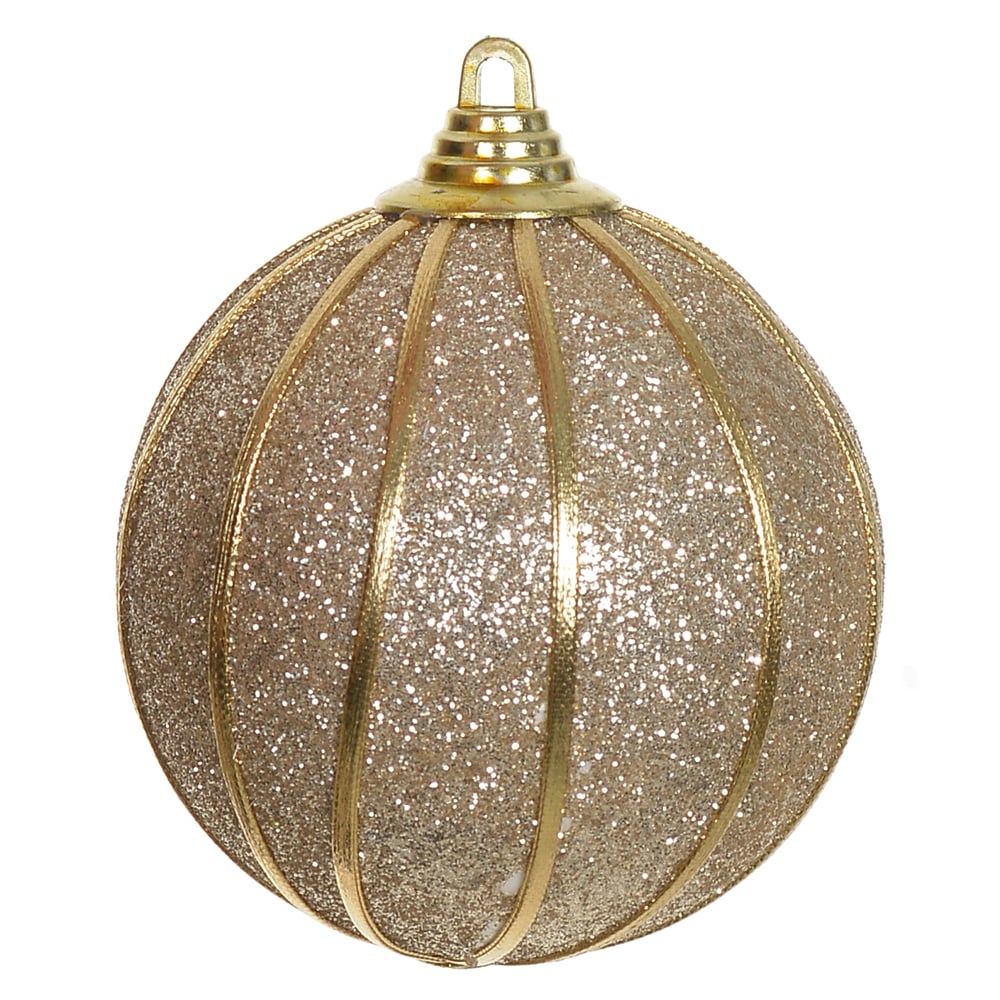 BOLAS DECORADAS NATAL C/3 (DOURADO) 8D