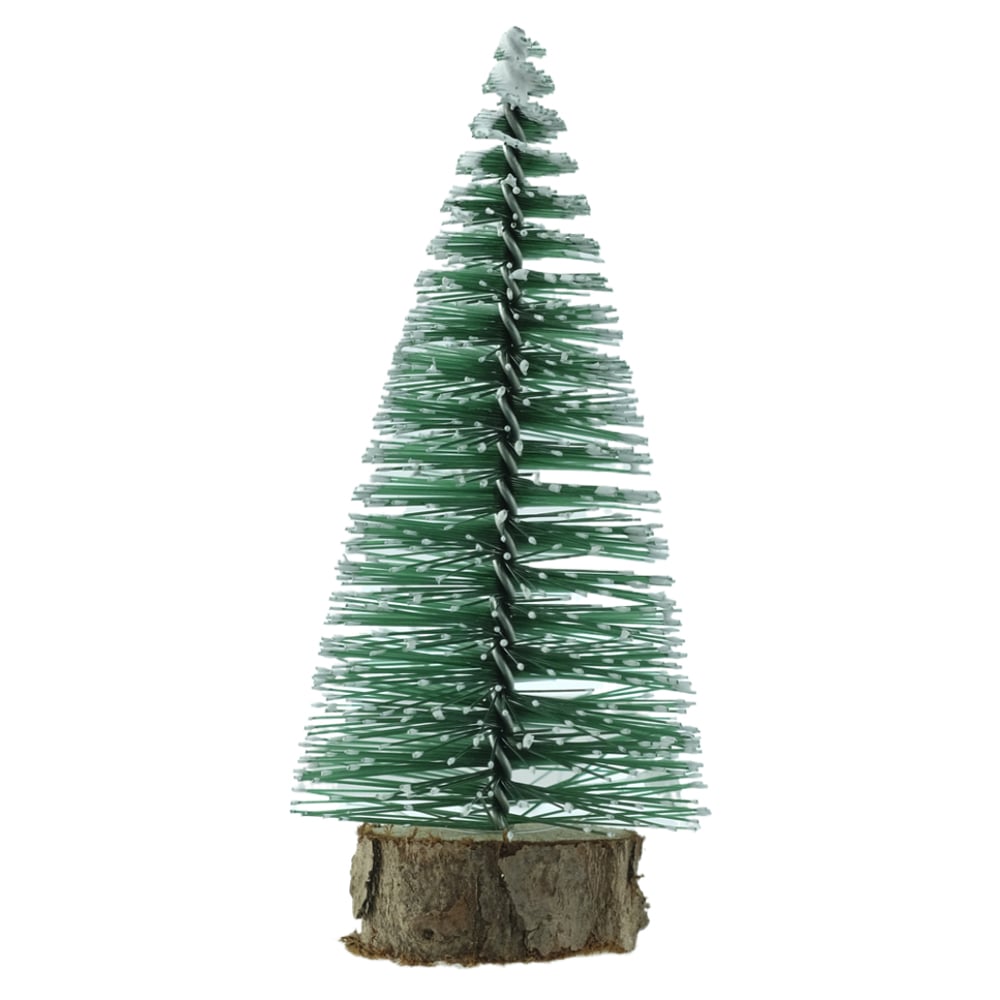 A.MINI ARVORE NATAL FLOCKED (VERDE) 10cm