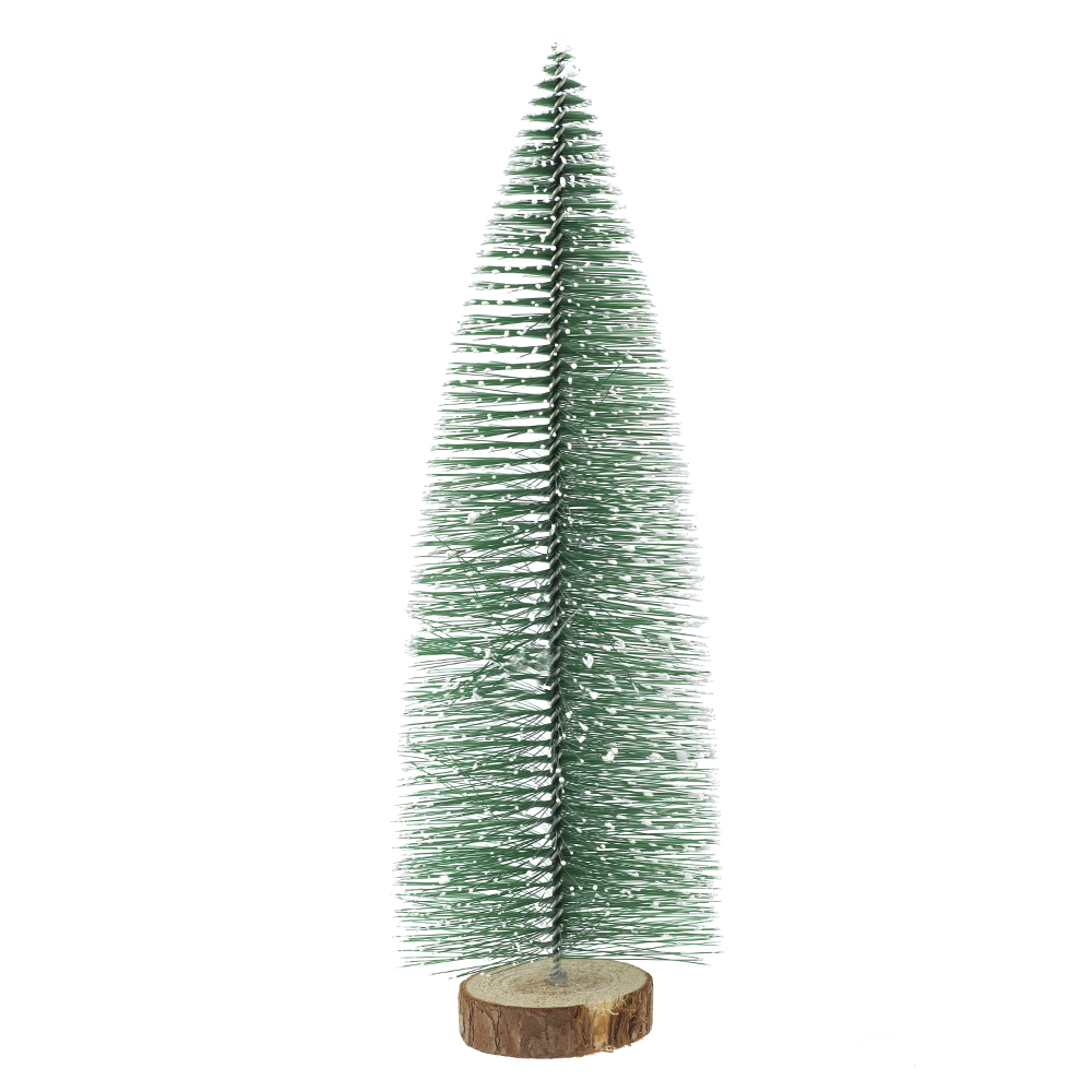 A.MINI ARVORE NATAL FLOCKED (VERDE) 25cm