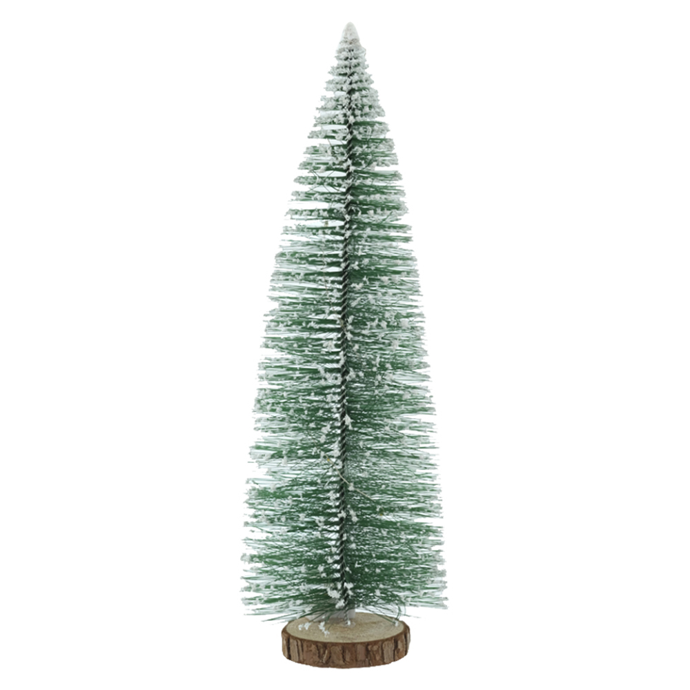A.MINI ARVORE NATAL FLOCKED (VERDE) 30cm