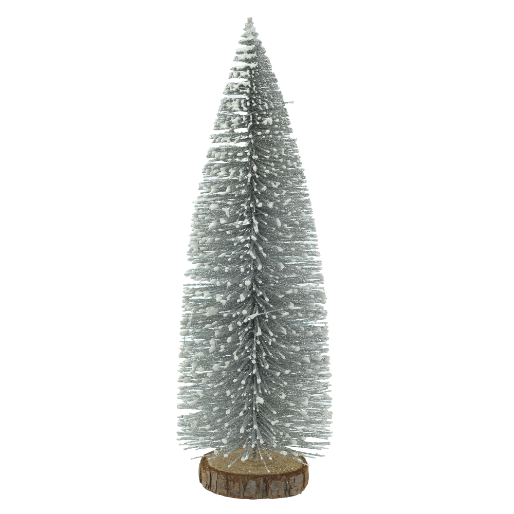 A.MINI ARVORE NATAL (PRATA) 25cm