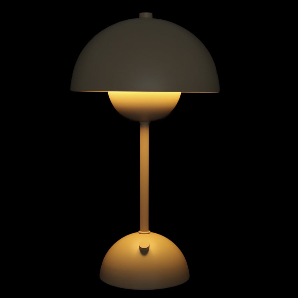LUMINARIA DE MESA METAL USB COLORS (BEGE) 28cm 17d
