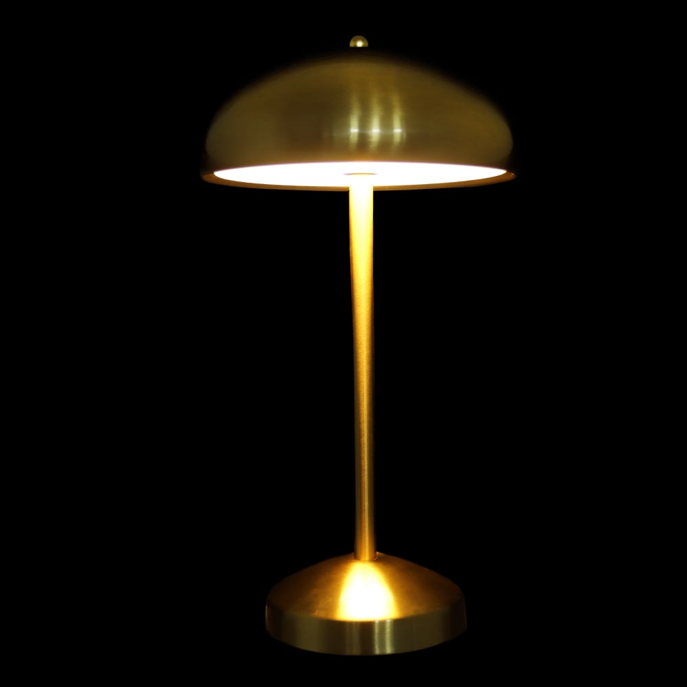 LUMINARIA DE MESA METAL BIVOLT (DOURADO) 40cm 22d