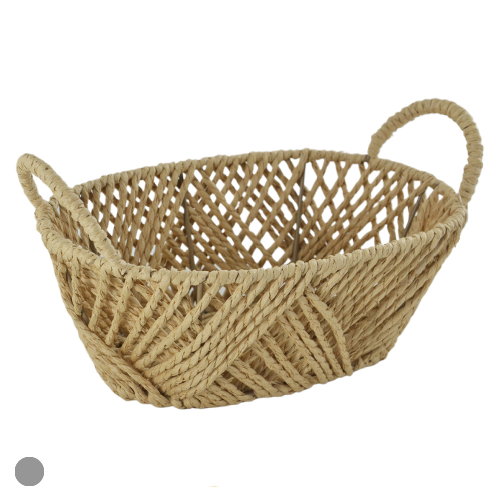 CESTA DECORATIVA JUNINA (PALHA) 18cm