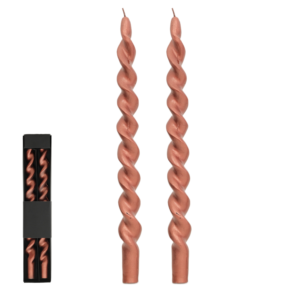 NATAL VELA  TORCIDO. C/2 35cm (VERMELHO)