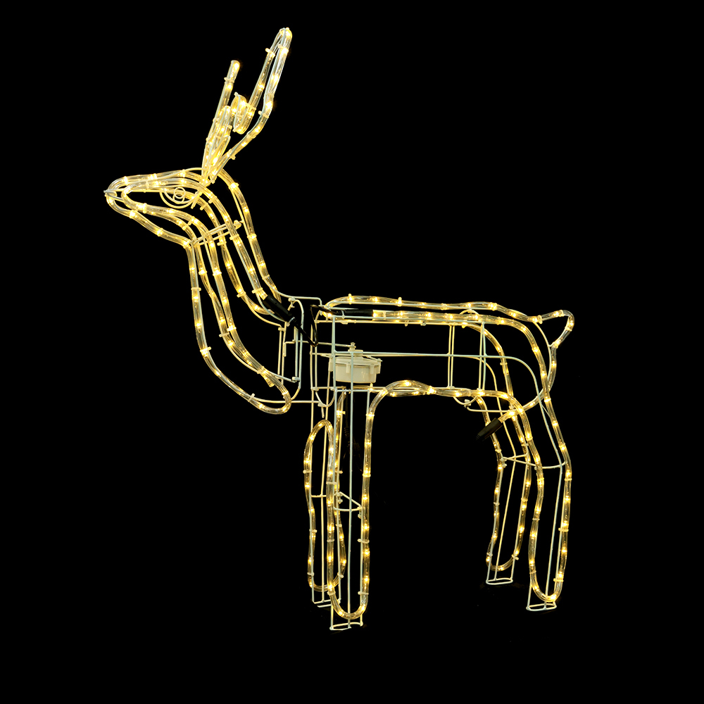 LUZ DECOR 207 LED RENA C/MOVIMENTO 127V (BRANCO QUENTE) 90X80cm