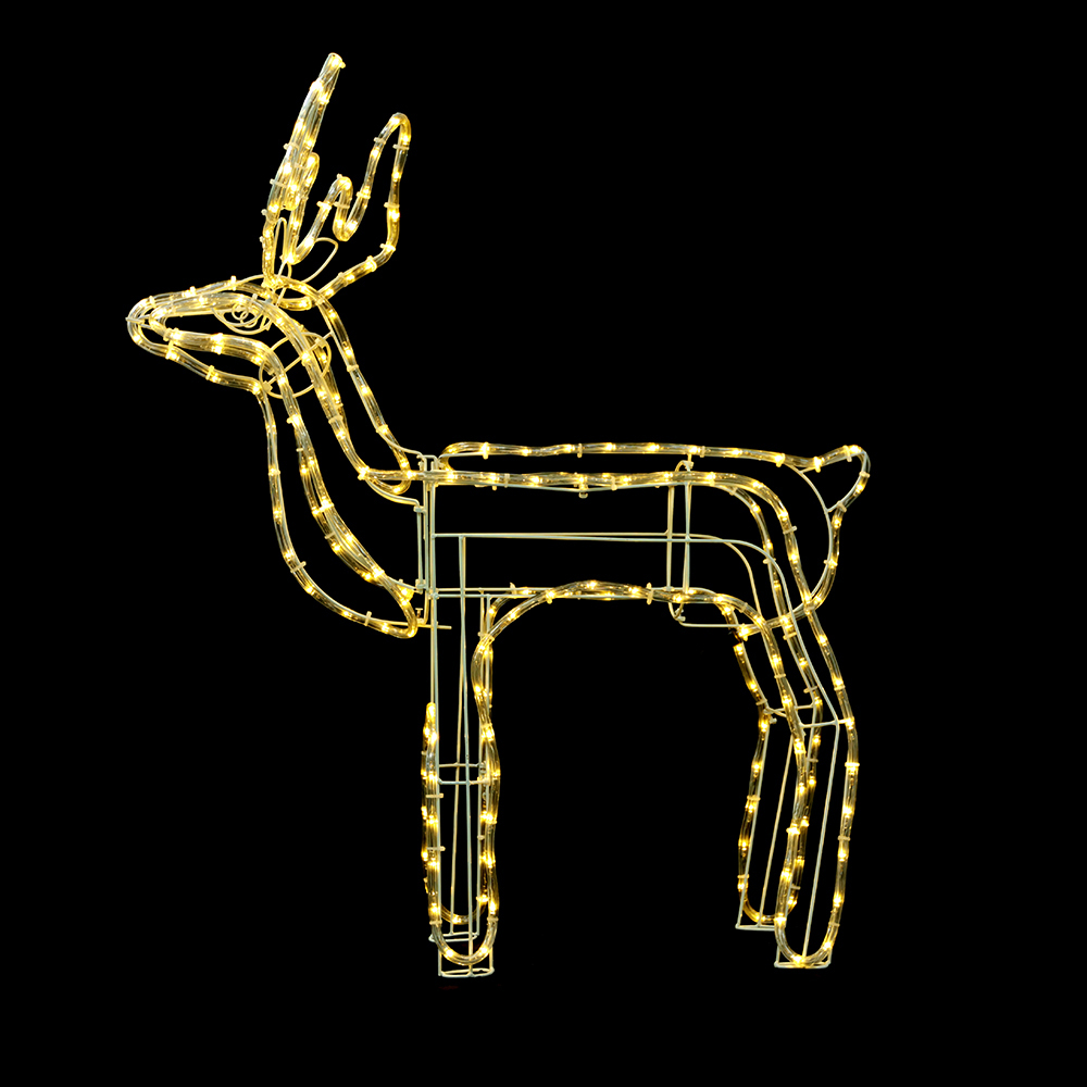 LUZ DECOR RENA C/207 LED 127V (BRANCO QUENTE) 90X80cm