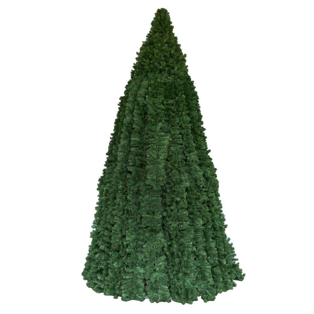 A.ARVORE NATAL AVEIRO 15879 TIPS C/BASE METAL (VERDE) 6m