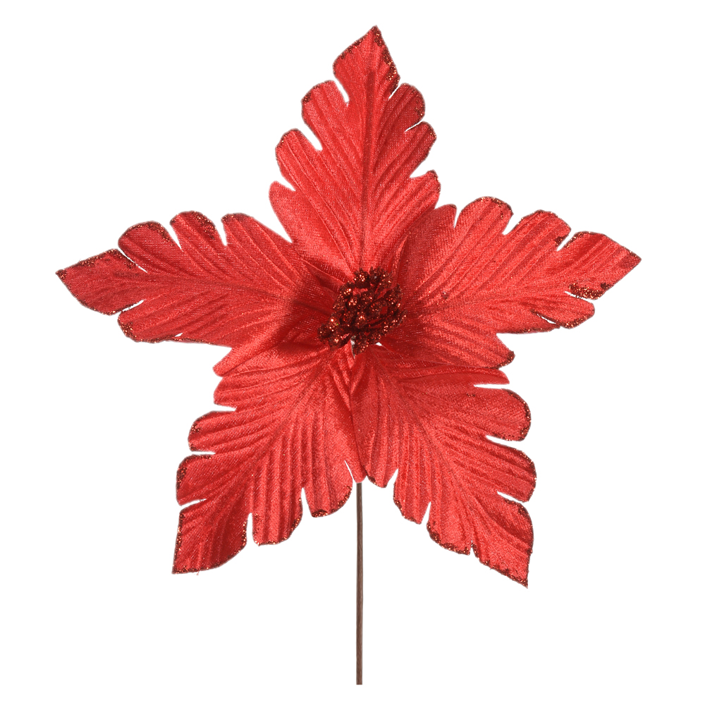 H.BICO DE PAPAGAIO NATAL AVELUDADO (VERMELHO) 15cm 25d