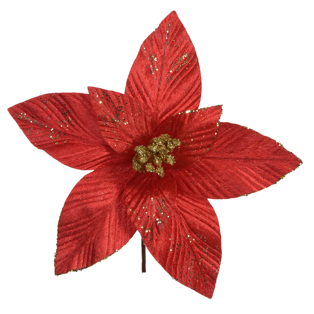 H.BICO DE PAPAGAIO NATAL AVELUDADO (VERMELHO) 15cm 25d