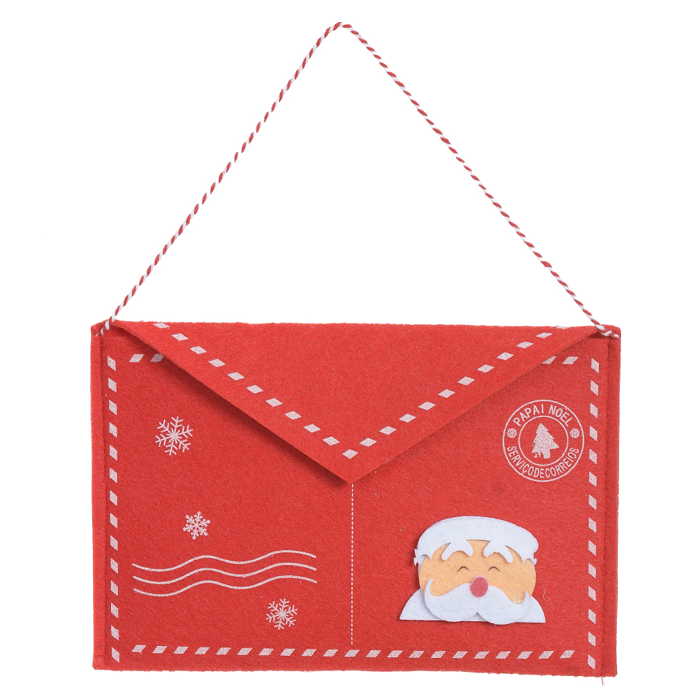 NATAL ENVELOPE C/PAPAI NOEL (VERMELHO) 13X20cm