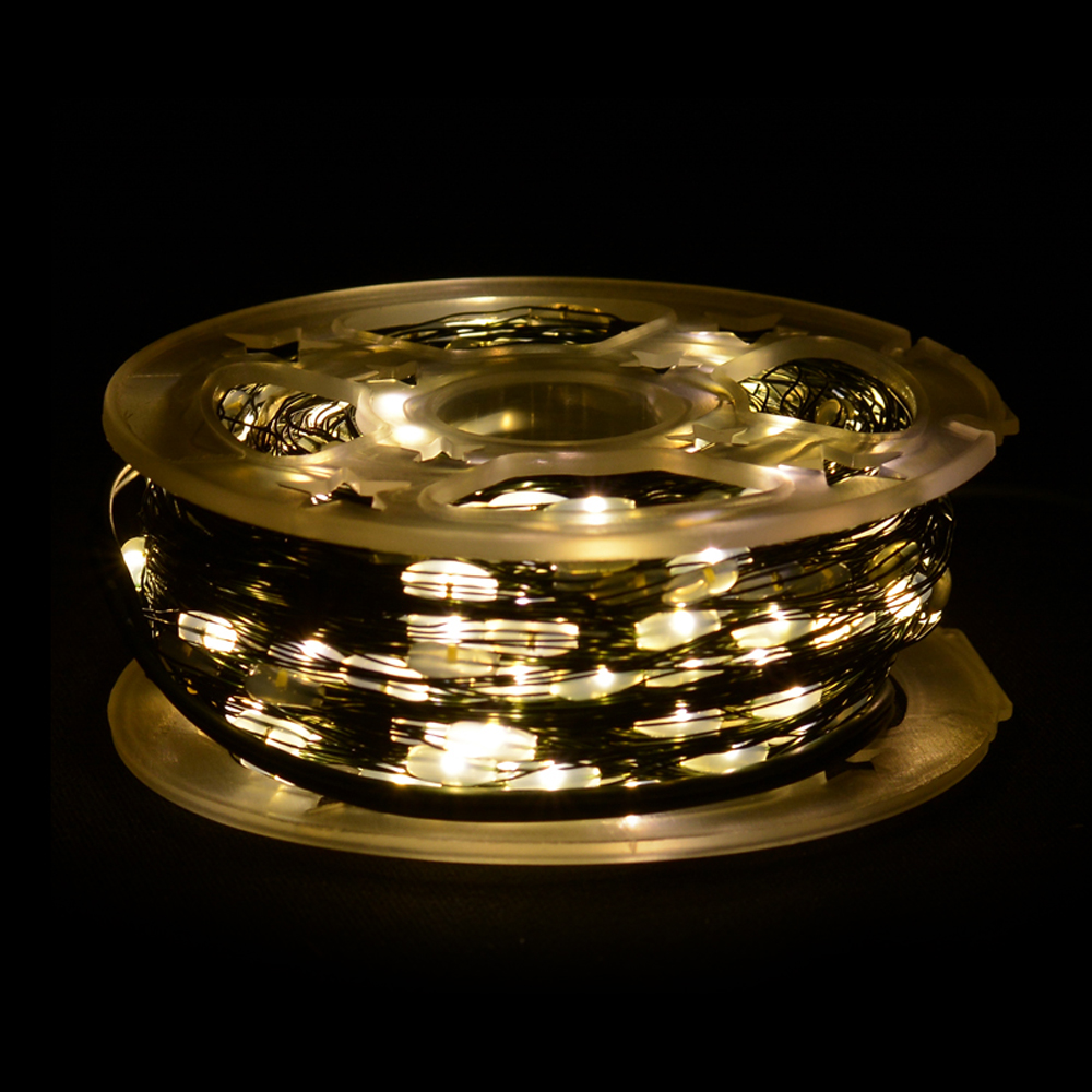 CORDAO 500 LED 8 FUNC BIVOLT FIO DE FADA (BRANCO QUENTE) 50m