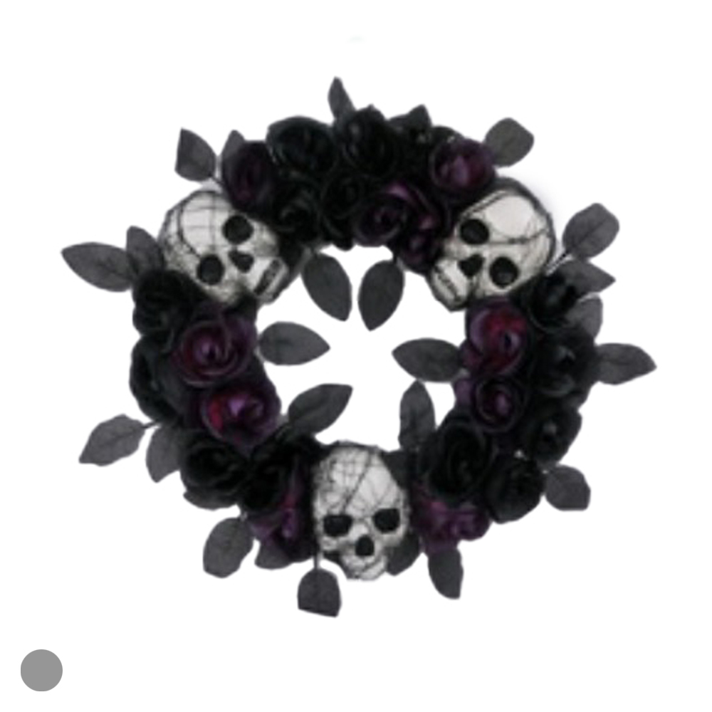 GUIRLANDA (PRETO BRANCO) 45X45cm