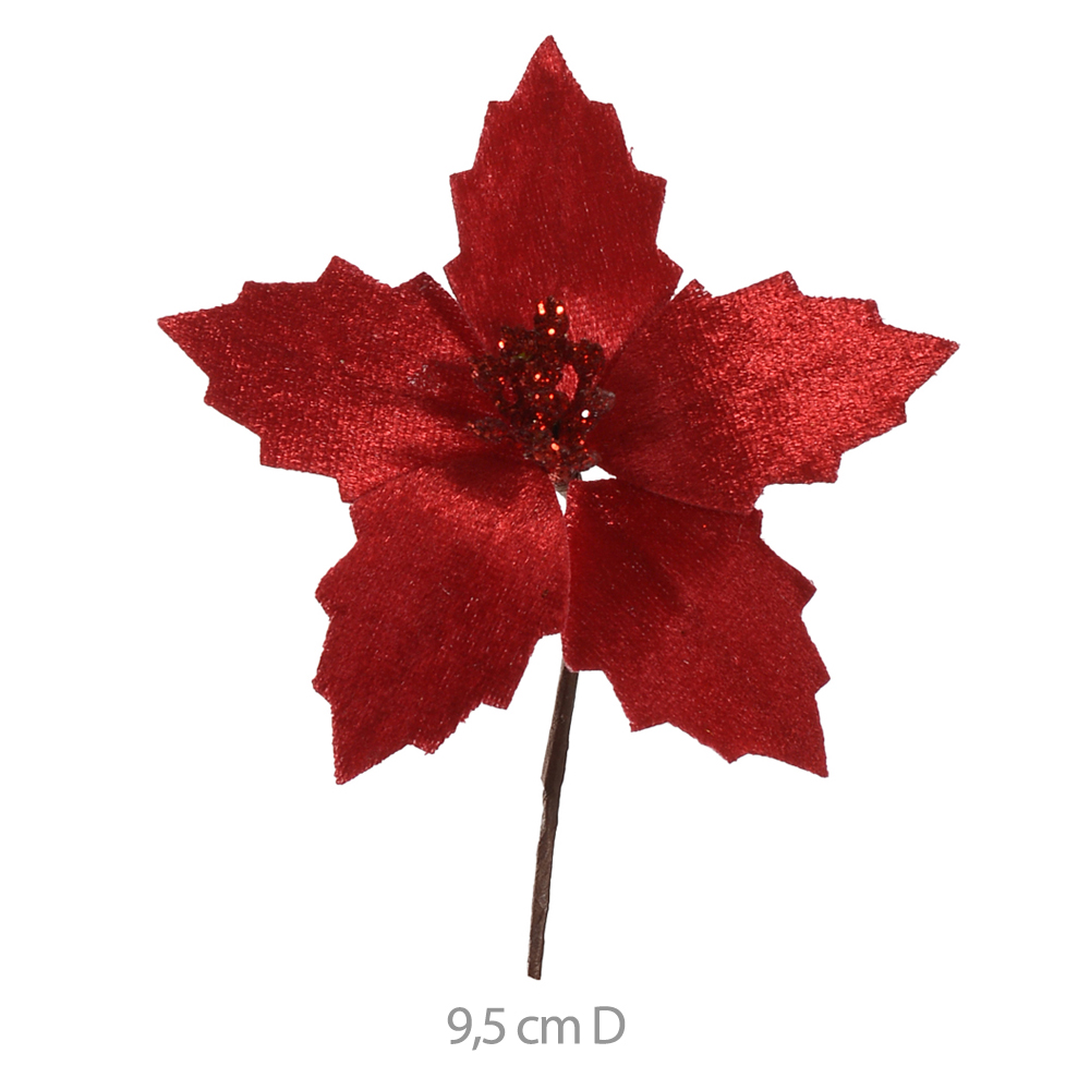 H.BICO PAPAGAIO NATAL AVELUDADO (VERMELHO) 13cm 9,5d