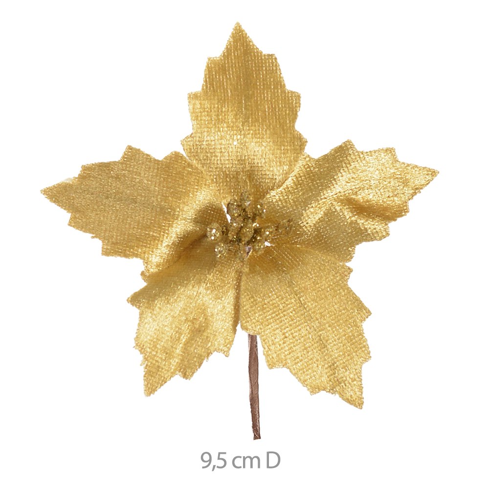 H.BICO PAPAGAIO NATAL AVELUDADO (DOURADO) 13cm 9,5d