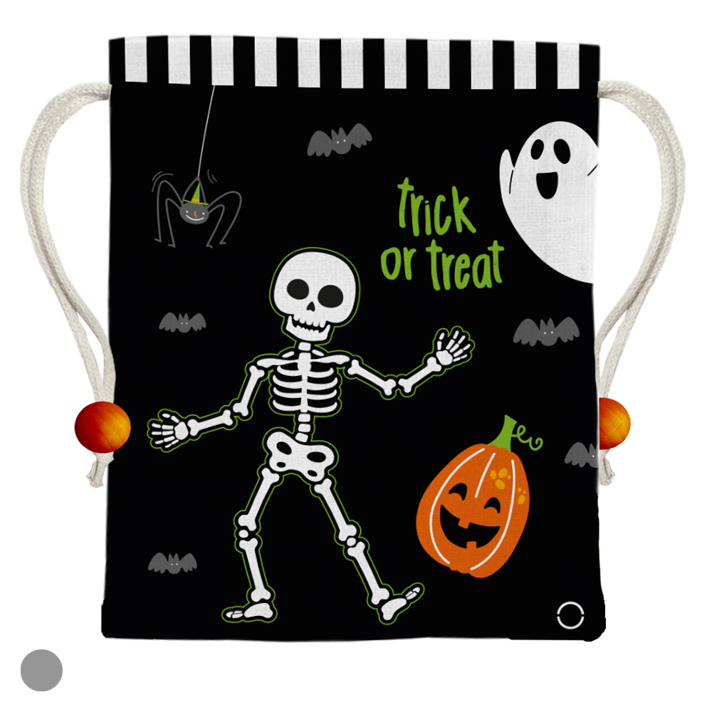 SAQUINHO TRAVESSURA TECIDO. (PRETO) 22X18cm