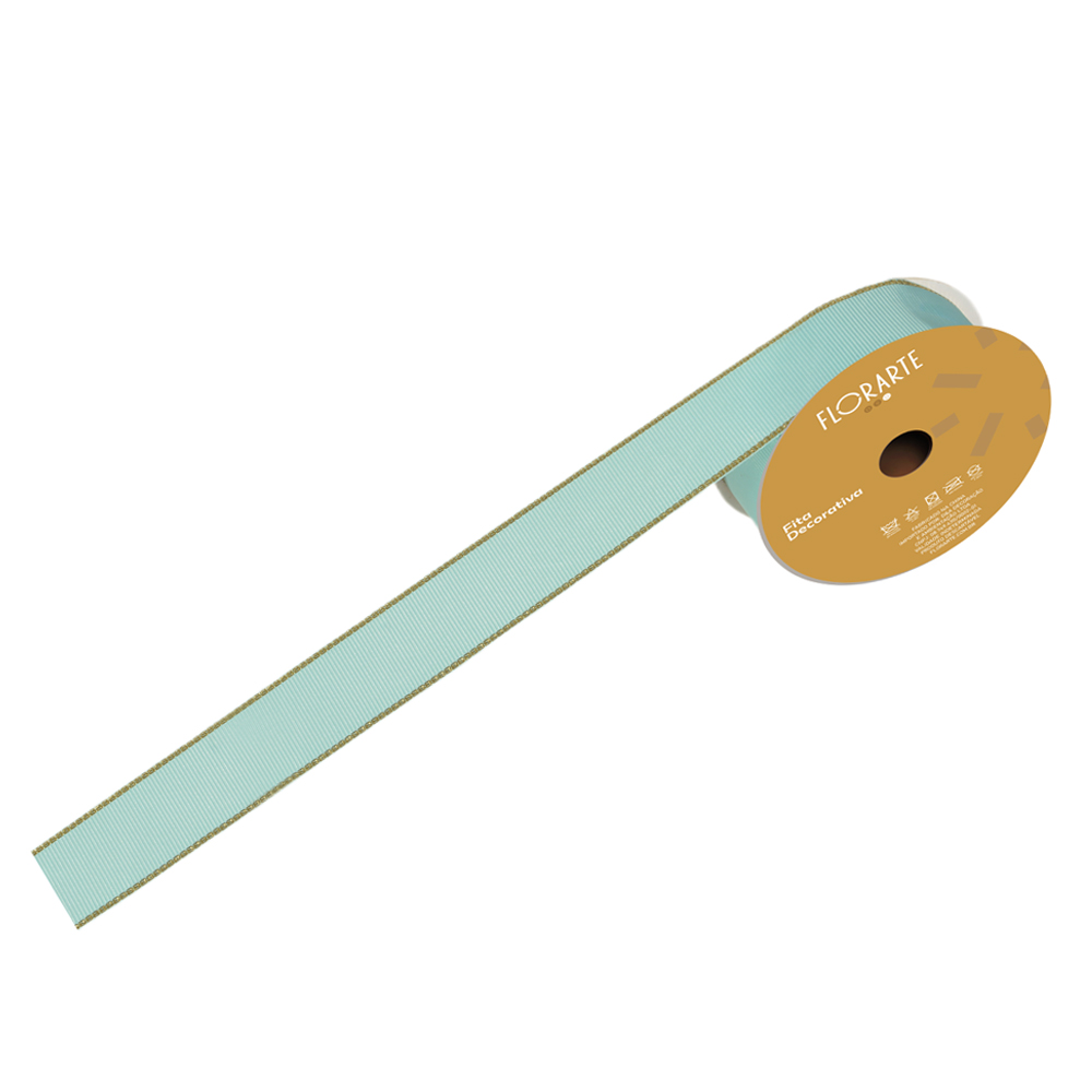FITA DECORATIVA (VERDE) 2,5cmX9,14m