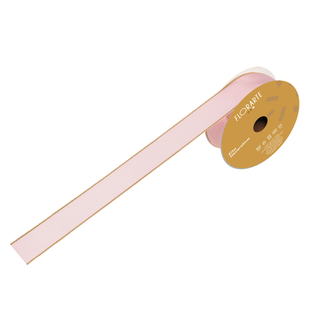 FITA DECORATIVA (ROSA) 2,5cmX9,14m
