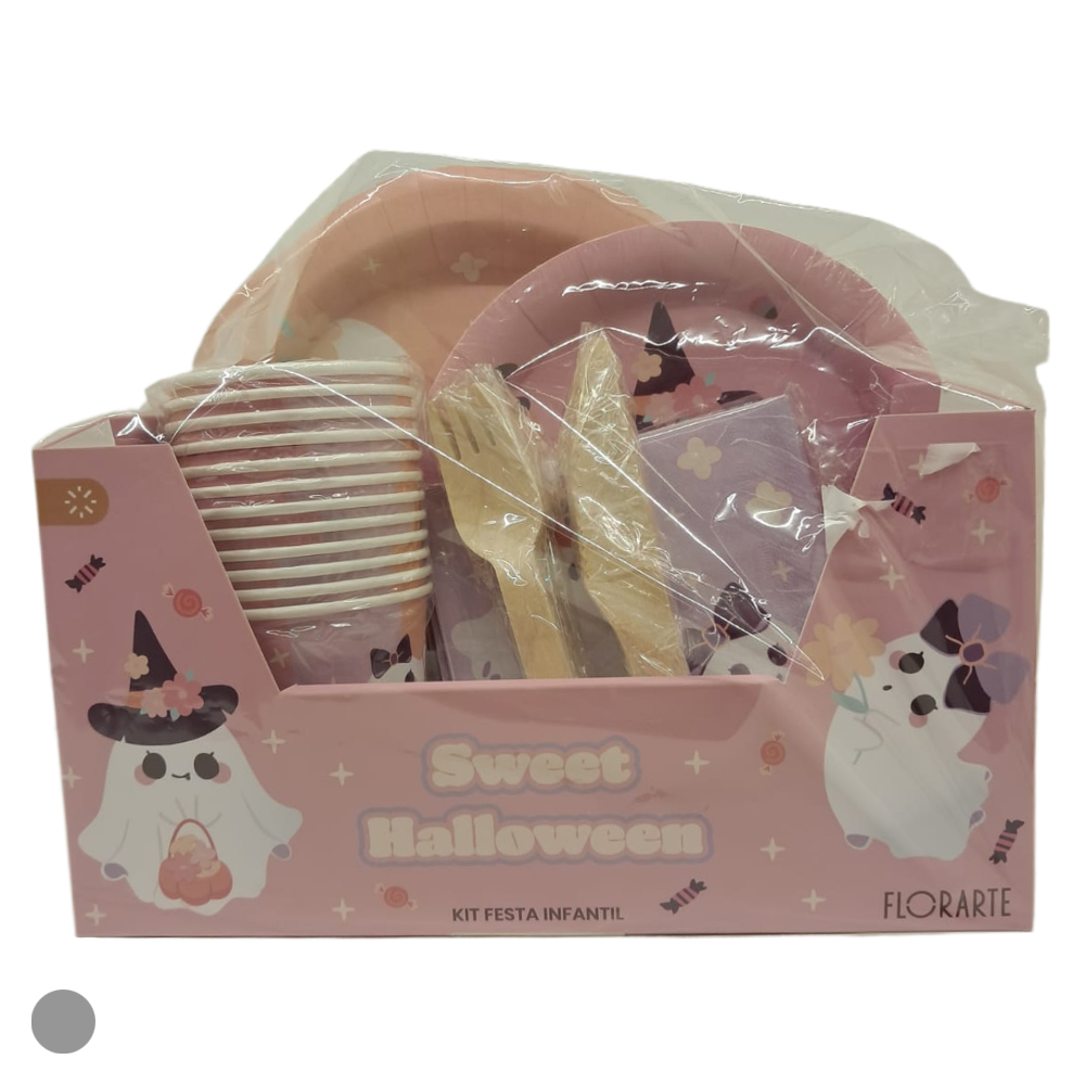 KIT FESTA HALLOWEEN SWEET 60PCS (ROSA)