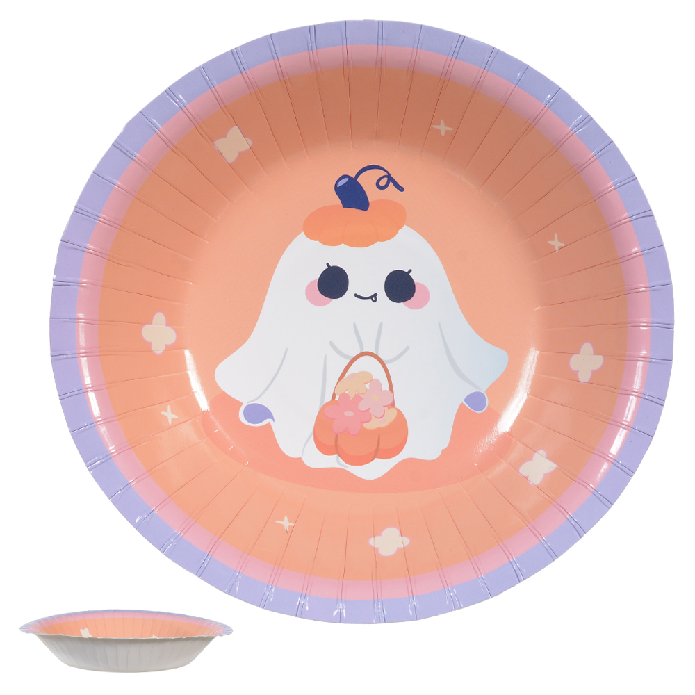 BOWL PAPEL SWEET C/10 UND (ROSA) 19X19X3,7cm