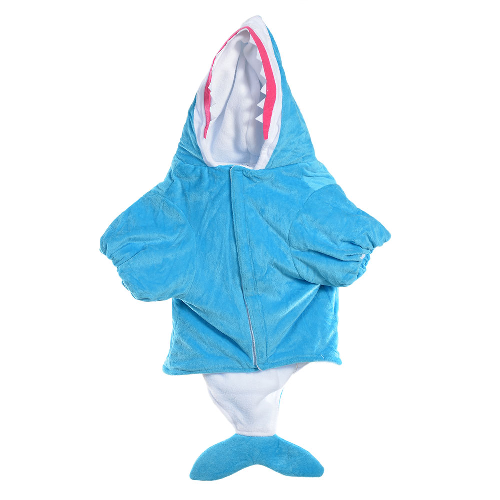 FANTASIA PET TUBARAO TAM ( M ) (AZUL CLARO)