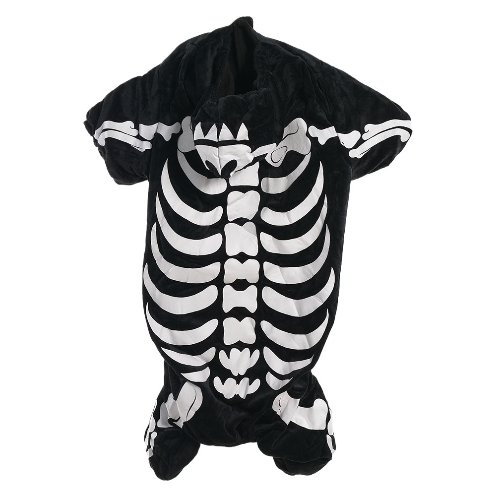 FANTASIA PET ESQUELETO TAM ( M ) (PRETO)